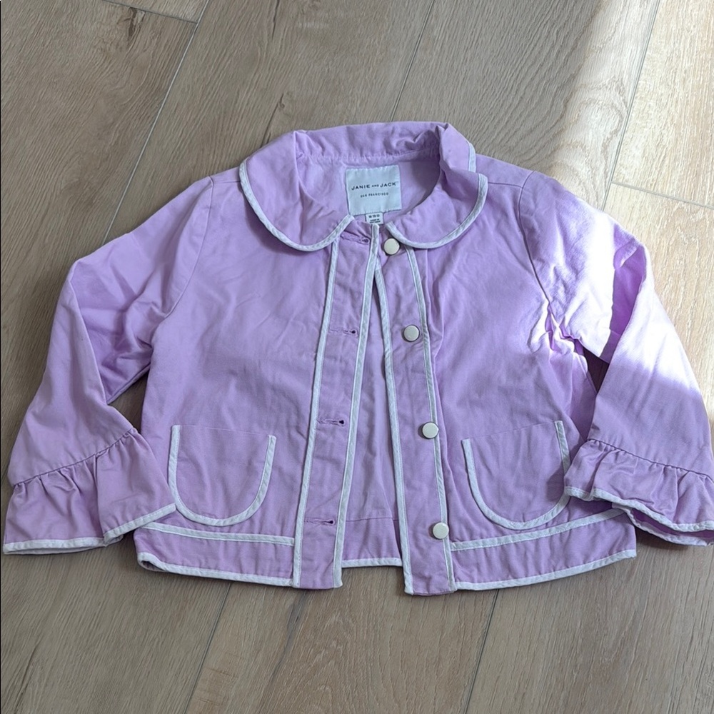 Janie and Jack Lavender Purple Jacket 10/12
